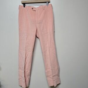 Solemare Maus‎ & Hoffman Pink Corduroy Pants Men's 34 Made in Italy 100% Cotton